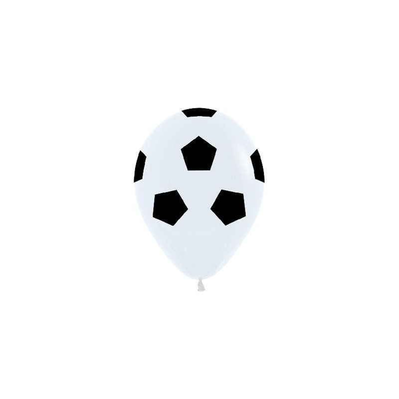 Globo balon de futbol r12 30 cm 12 und
