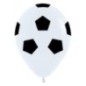 Globo balon de futbol r12 30 cm 12 und