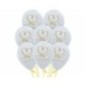Globos Blancos decoracion boda 12 uds 30 cm