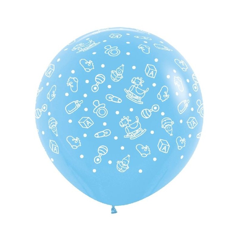 Globo para bebes surtido colores 90 cm 10 uds