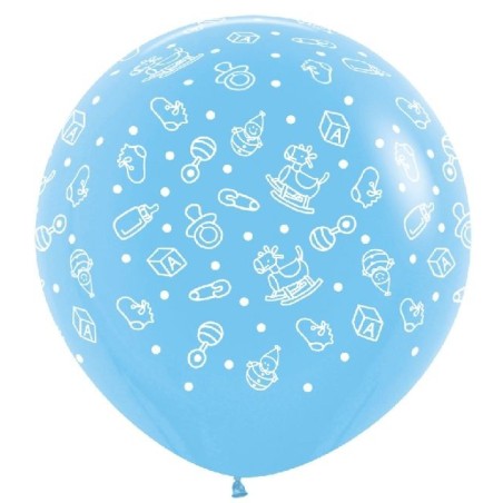 globo para bebes surtido colores 90 cm 10 uds R36 BEBE 8435525837732