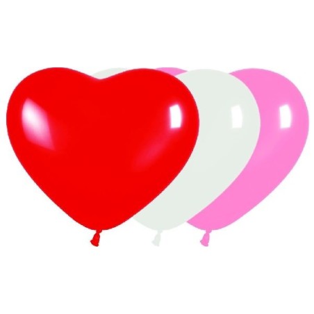 globos corazones 15 cm 50 uds rojos rosas y blancos R6 FCORS 2 8435525837732
