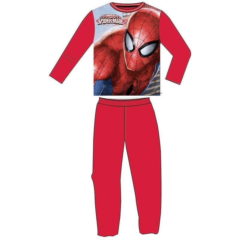 Pijama spiderman algodón para niño tallas