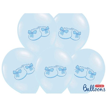 globos patucos bebe azules 6 uds 30 cm SB14P 225 011 6 8435525837732