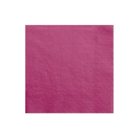 servilletas rosa fucsia 20 uds 33 cm SP33 1 006 8435525837732
