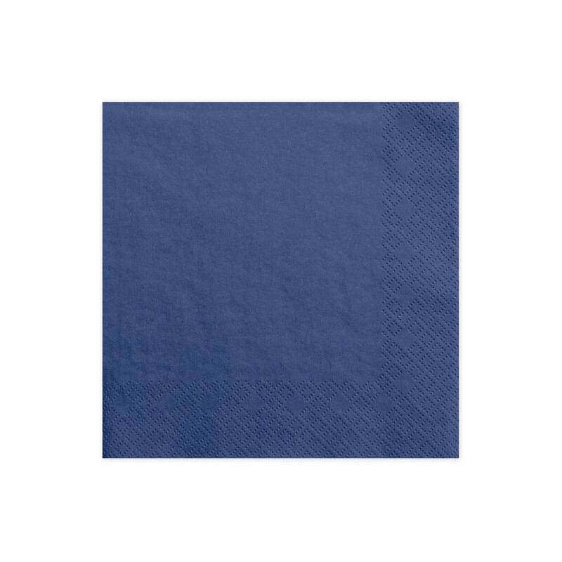 Servilletas azul marino 20 uds 33 cm
