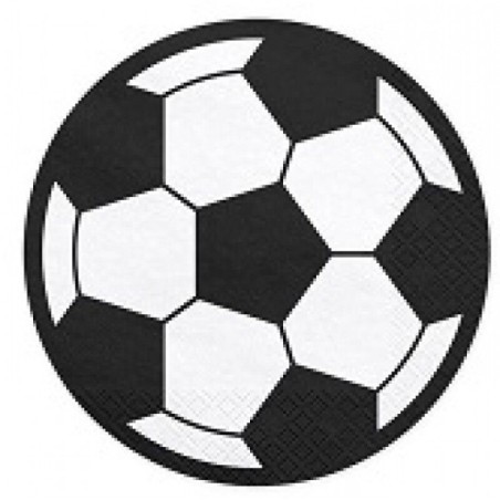 servilletas balon de futbol 20 uds 135 cm SPK10 8435525837732