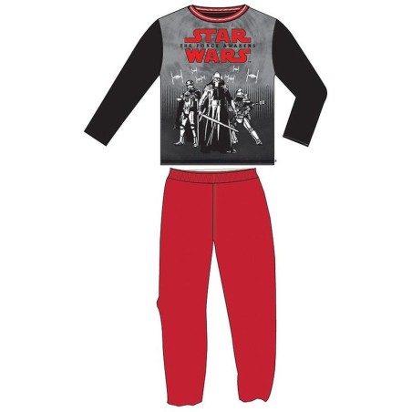 pijama Star Wars largo infantil talla 2 anos color rojo SS40002 t2RO 8435525837732