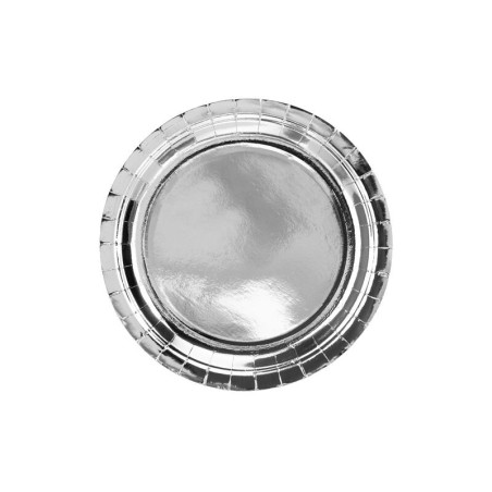 platos plateados 23 cm 6 uds TPP36 018ME 8435525837732