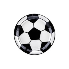 platos balon de futbol 18 cm 6 uds TPP72 8435525837732
