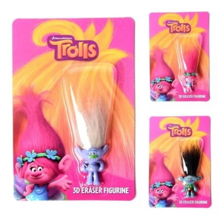 goma de borrar figura de trolls varios modelos TR16247 8435525837732