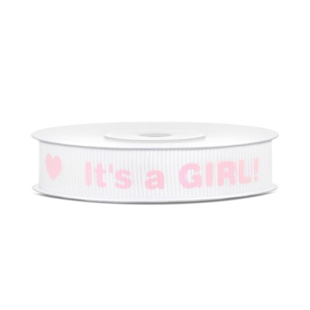 cinta blanca its a girl 10 metros de 12 mm TRP12 1 081 8435525837732