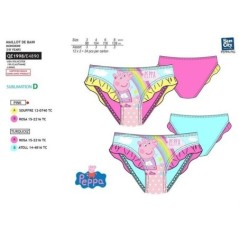 Braguita culetin Peppa Pig infantilEL Informal disfraces