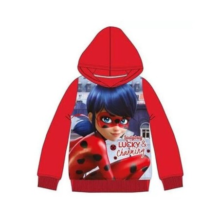 sudadera ladybug roja talla 6 anos HQ1624 T4 ROJO 3609081617236