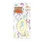 Vela fluorescente numeros 6 cm tarta cumpleaños