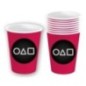 Vasos Juegol calamar 8 uds