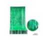 Cortina flecos verde brillante 1x2 metros