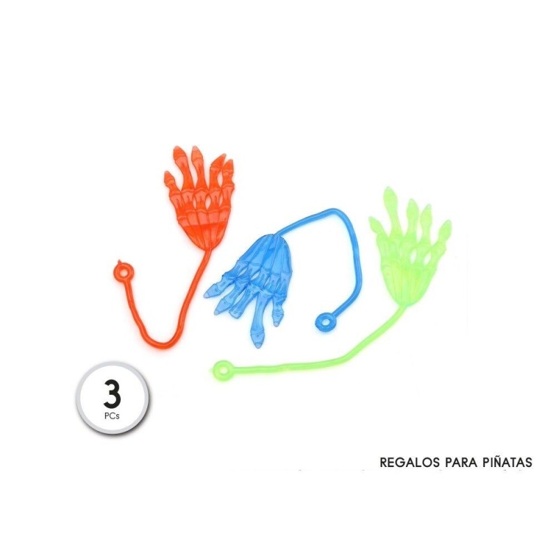 Manos locas pegajosas 3 uds piñatas