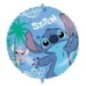 Globo Stitch foil 46 cm con cinta y peso