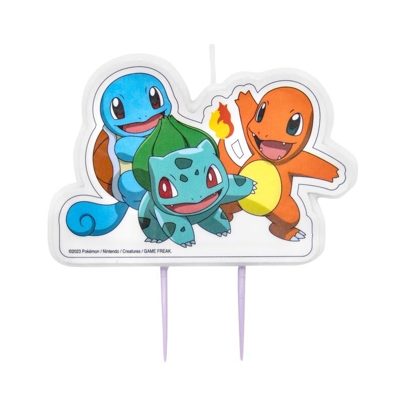 Vela Pokemon cumpleaños 5,5x8,3 cm