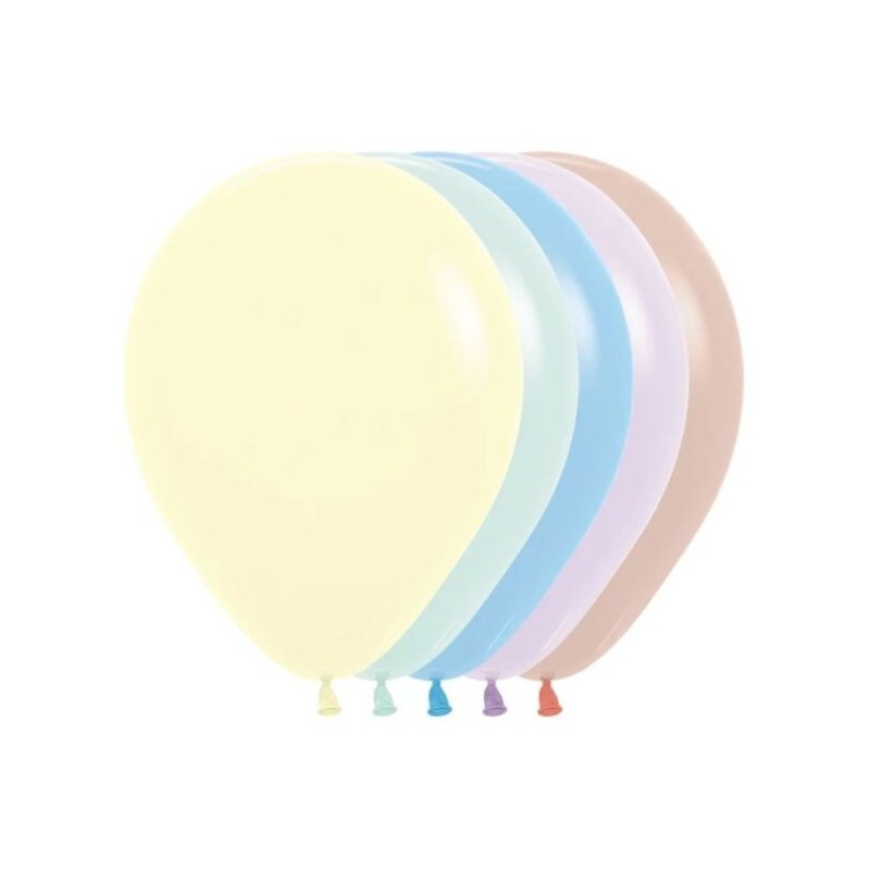 Globo Sempertex Pastel Surtido Colores Latex R12 50 uds