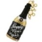 Globo Botella champan con burbujas 99 cm