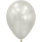 12 Globos R-12 Silk Blanco Nácar