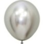 Globo Reflex Sempertex R18 plata 45 cm 15 UDS