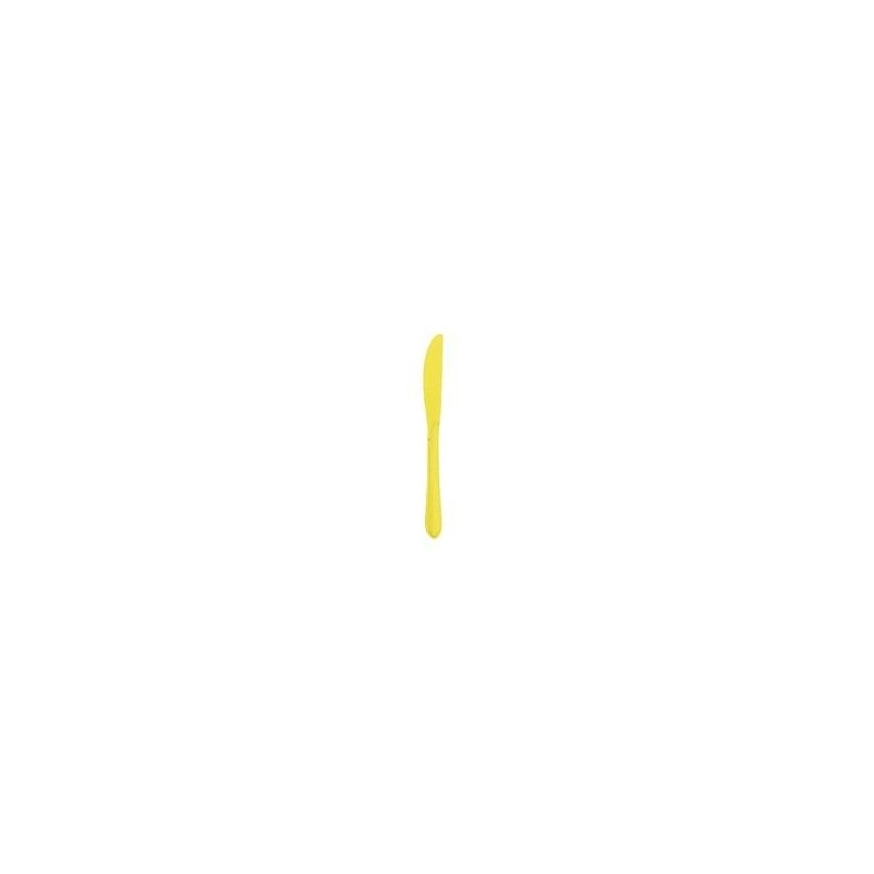 Cuchillos amarillo 10 und