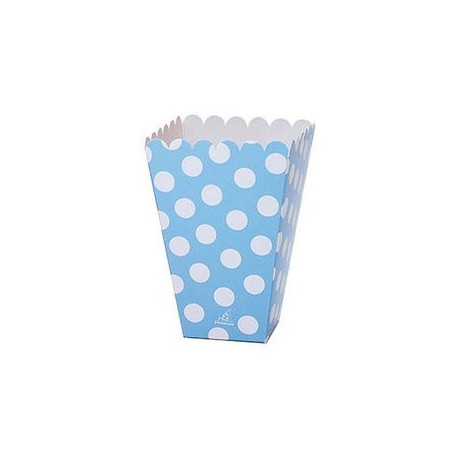 Cajitas-azules-lunares-blancos-dec decoraciones-mesas-6-uds-8423138534292-16001146