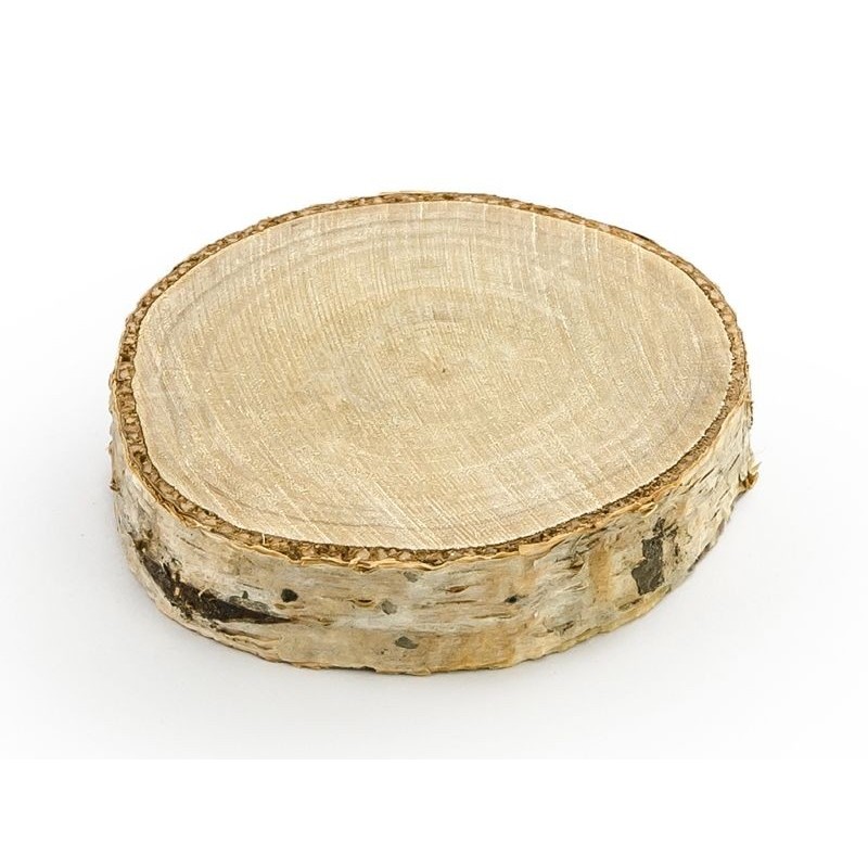 Tarjetas madera corteza nombre mesa 6 uds 4,5 6,5 cm