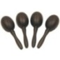 Bolsa 25 maracas negras 16 cm