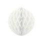 Bola papel nido abeja 30 cm blanca