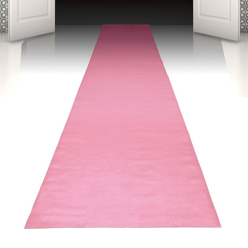 Alfombra rosa decoracion vip 450x60 cm