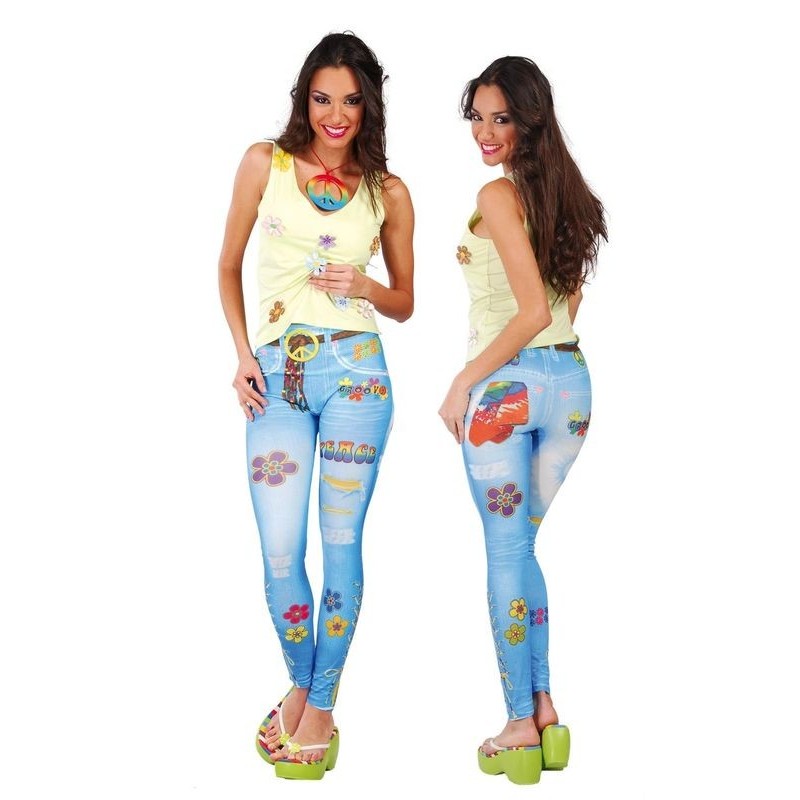 Leggins hippie vaquero claro 38-40