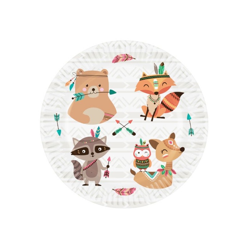 Platos tipi 8 uds 18 cm