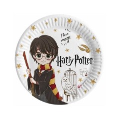 Platos Harry Potter 8 uds 23 cm compostables cumpleaños