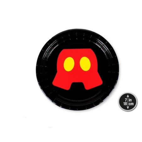 Platos-cumpleanos-Raton-6-uds-18-cm-8433584583058-58305