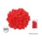 Petalos rosa rojos tela 500 uds