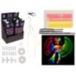 Set disfraz fluorescente neon hombre palo