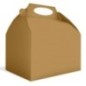 Caja cartontalles oro 20x16x11 cm unidad