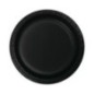 Platos negros carton 8 uds 23 cm