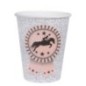 Vasos hipica equitacion cumpleaños 8 uds