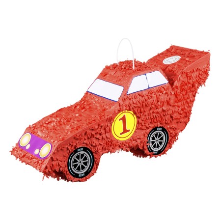Piñata coche de formula 1 rojo 55 x 23 cm