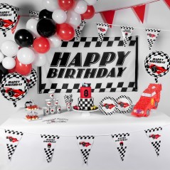 Piñata coche formula 1 rojo 55x23 cm-Tus Disfraces