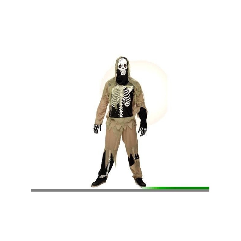 Disfraz zombie esqueleto