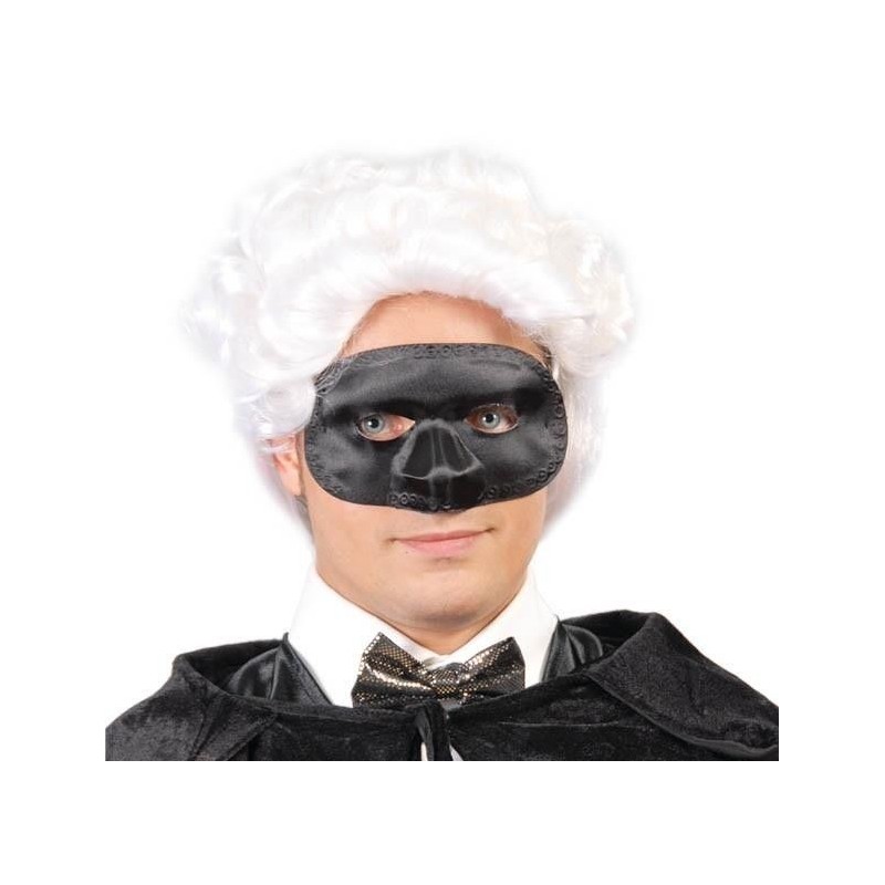 Antifaz colombina negro