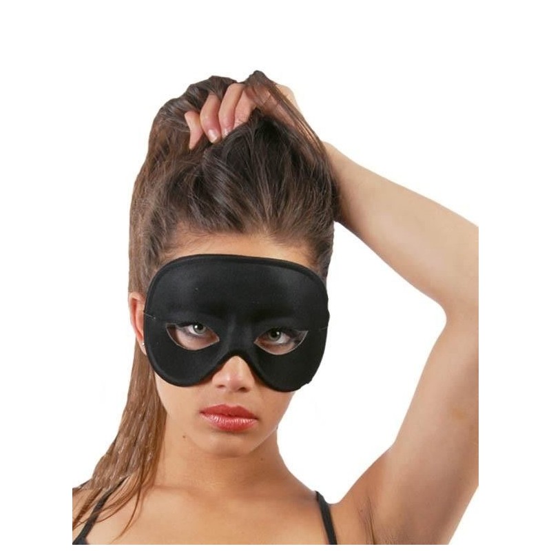 Antifaz domino negro