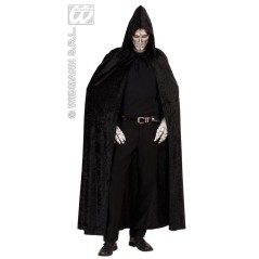 Capa negra con capucha  terciopelo 3266N 8003558326600