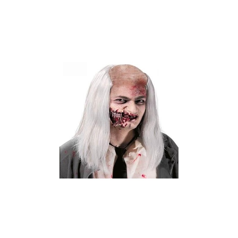 Peluca calva zombie